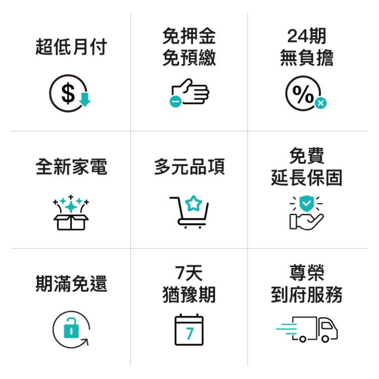 嗨嗨家電租賃